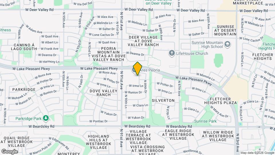 20858 N 90th Ave Map and Location Details