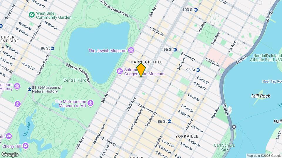 1110 Park Ave Map and Location Details
