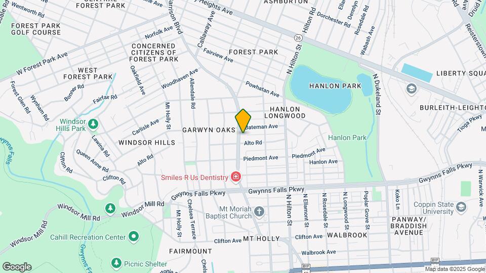 2601 Garrison Blvd Map and Location Details