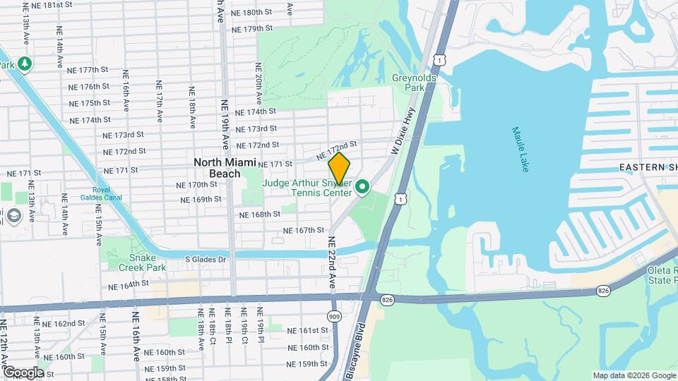 16900 NE 23rd Ave, Unit 4 Mapa y Detalles de la Ubicación