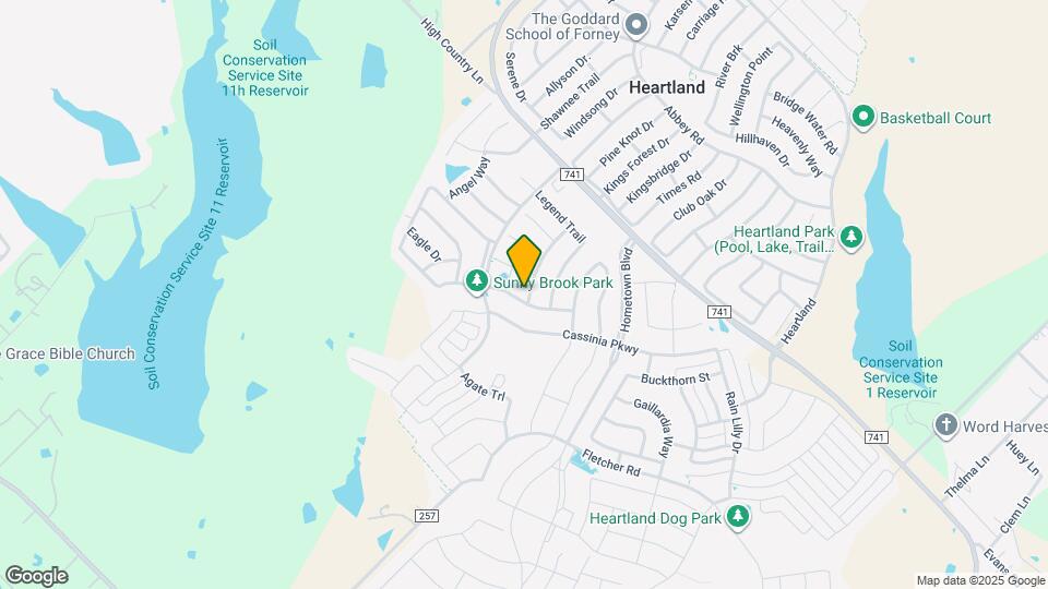 2101 Long Forest Rd Map and Location Details