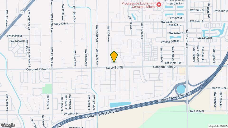 11944 SW 247th Ter Map and Location Details