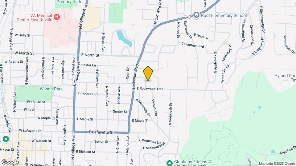 826 Woodlawn Dr Map and Location Details