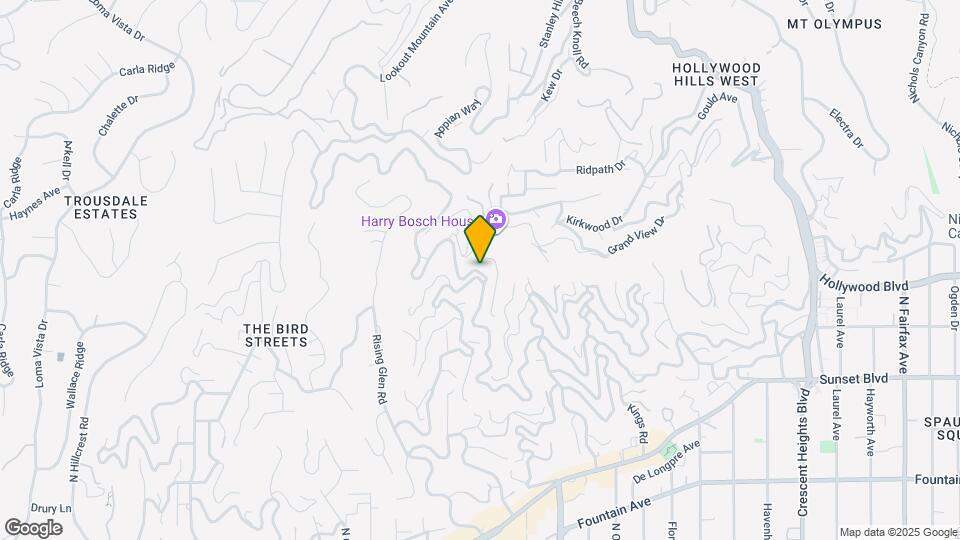 1714 Sunset Plaza Dr Map and Location Details