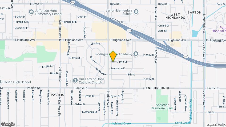 2031 E 19th St Map and Location Details