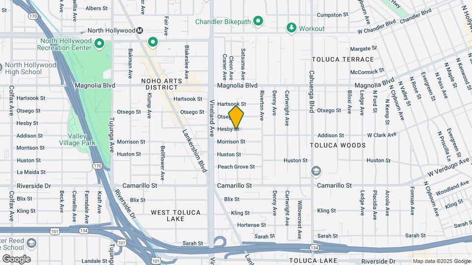 5003 Cleon Ave, Unit A Mapa y Detalles de la Ubicación