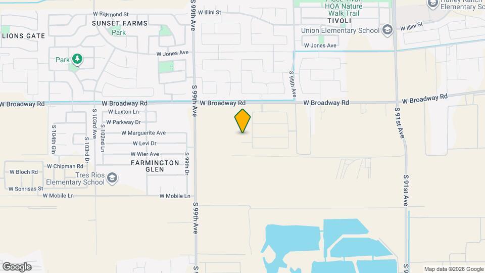 4625 S 97th Dr Map and Location Details