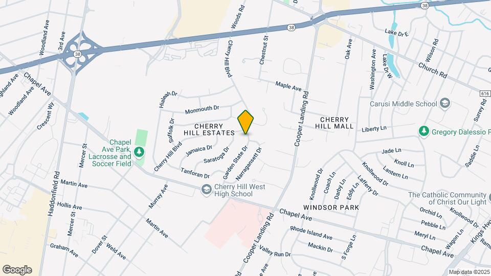 403 Garden State Dr, Unit Kennedy Suite Map and Location Details