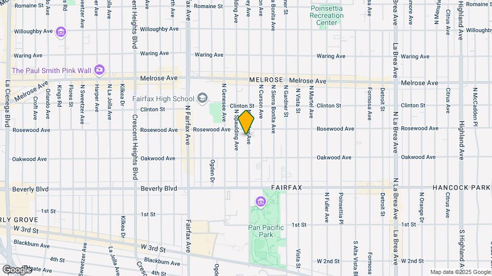 449 N Stanley Ave Map and Location Details