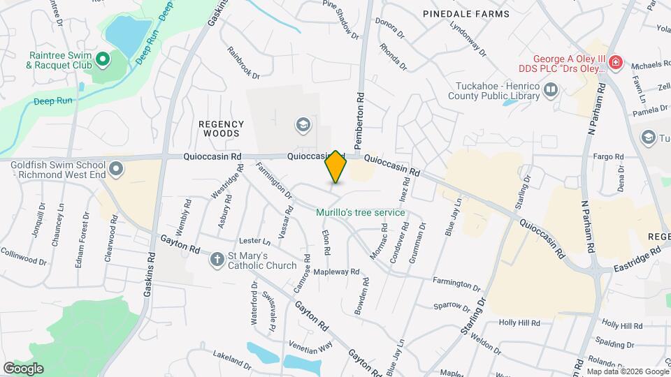 9302 Woodcrest Rd Mapa y Detalles de la Ubicación