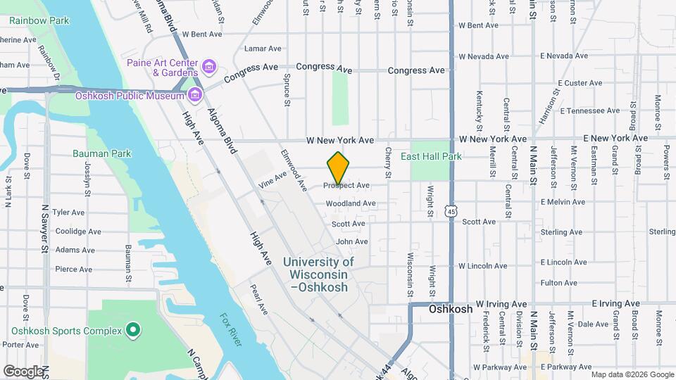 813 Prospect Ave Map and Location Details