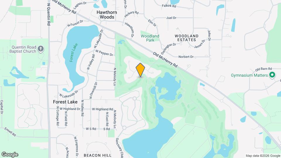 2 Bdrm 2nd Story Ranch Villa Apartments and Nearby Lake Zurich