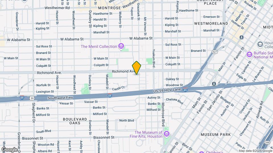 1301 Richmond Ave. Map and Location Details