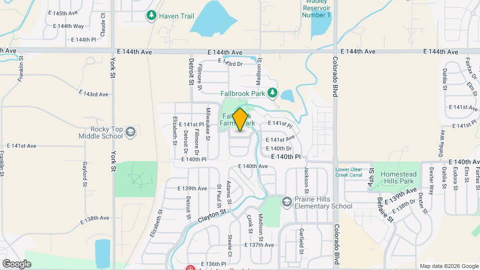 3355 E 141st Ave Map and Location Details