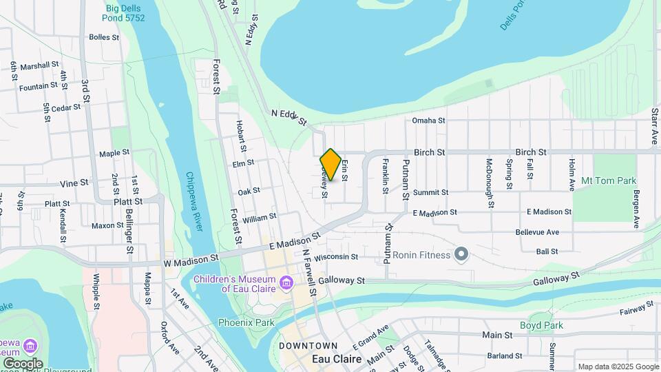 523 N Dewey St Map and Location Details
