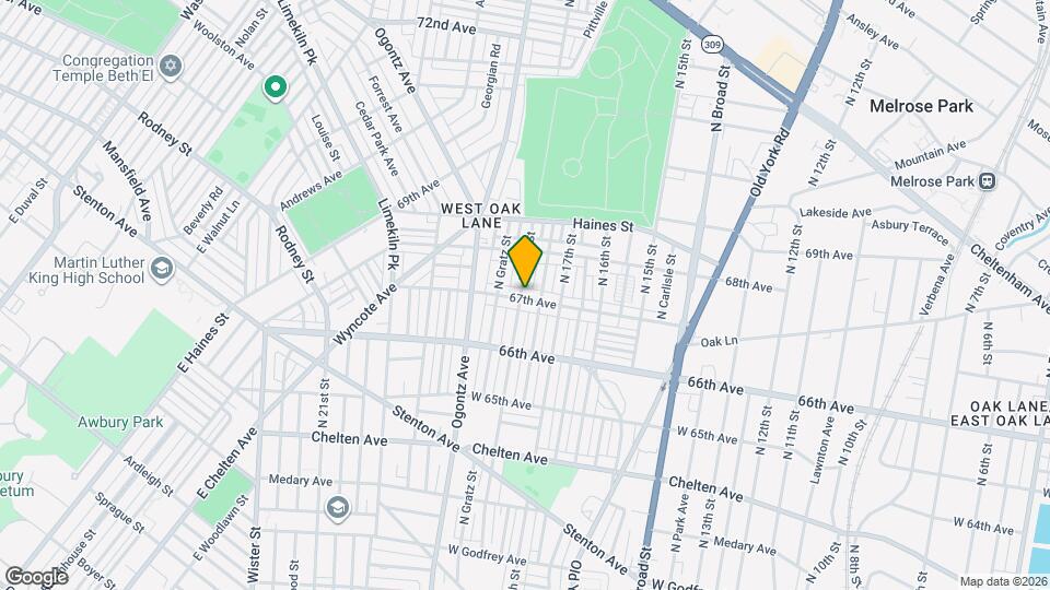 1733 67th Ave Mapa y Detalles de la Ubicación