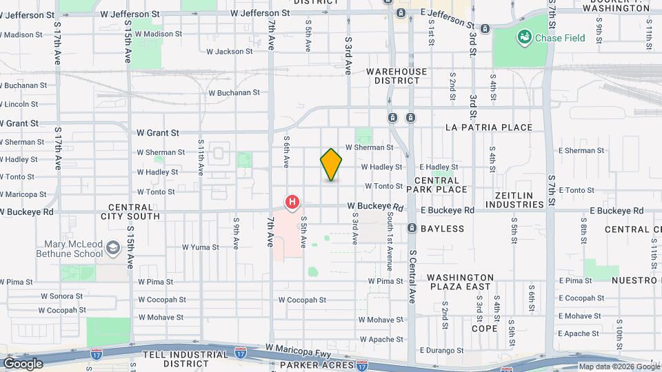 353 W Tonto St Map and Location Details