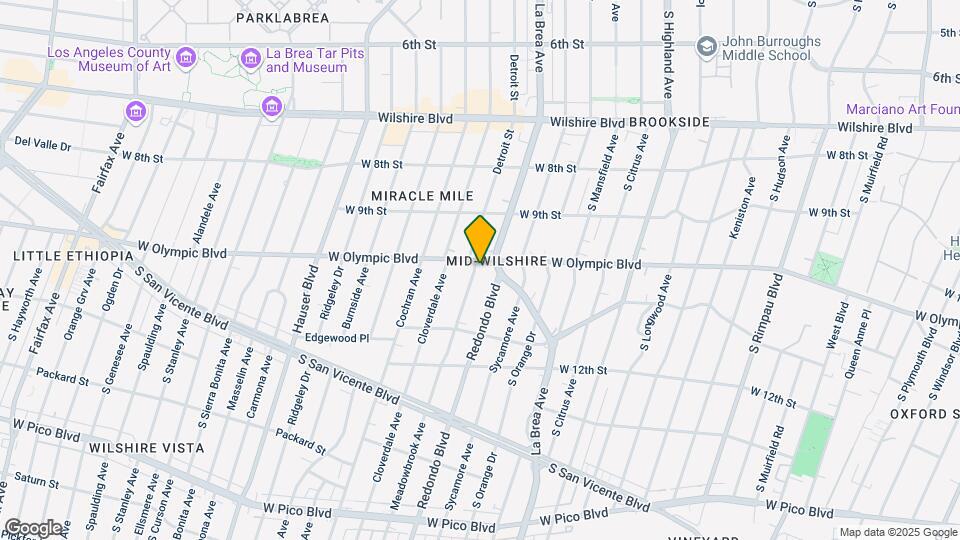 5320 W Olympic Blvd Mapa y Detalles de la Ubicación