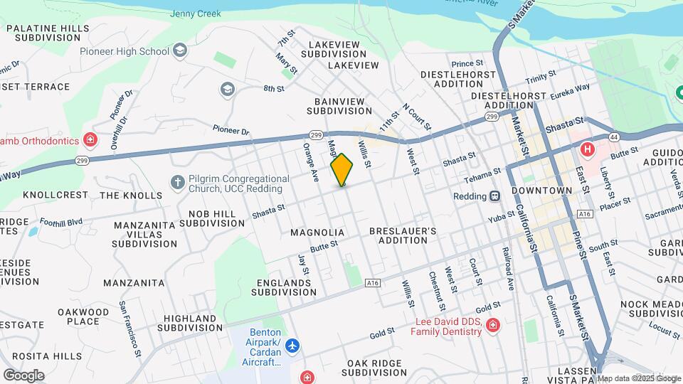 2201 Shasta St Map and Location Details