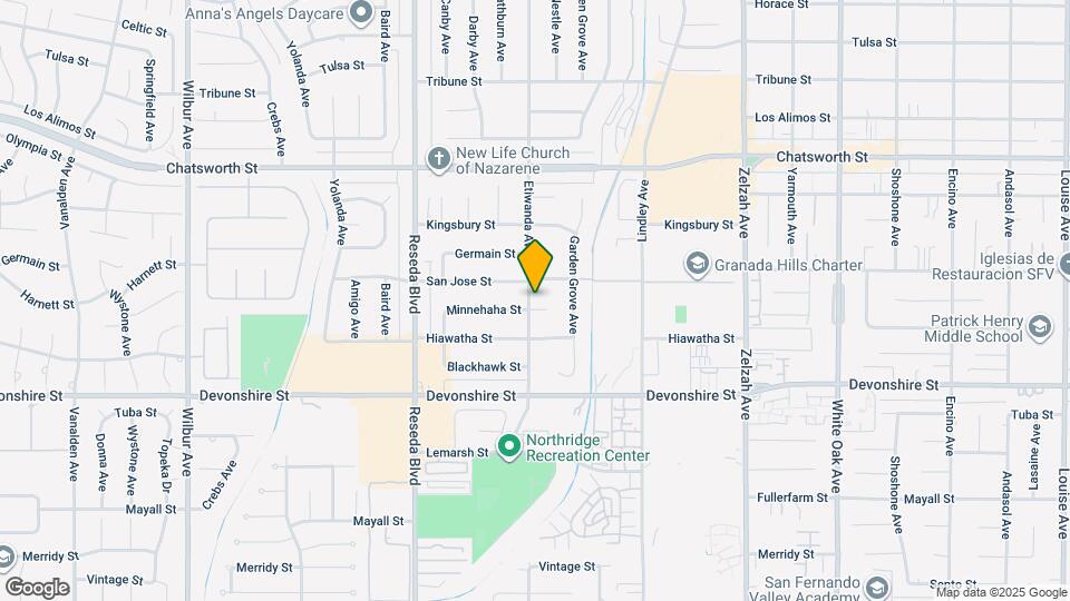 18259 Minnehaha St Map and Location Details