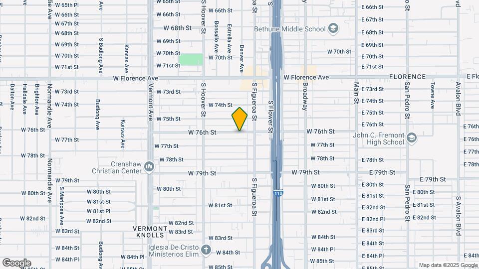 530-534 1/2 W 76th St Map and Location Details