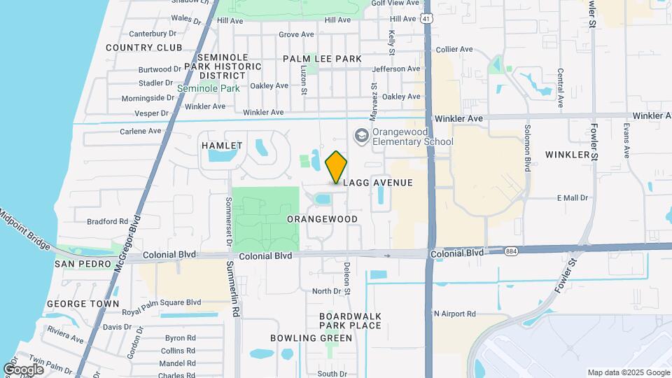 1661 Manor Ave Map and Location Details