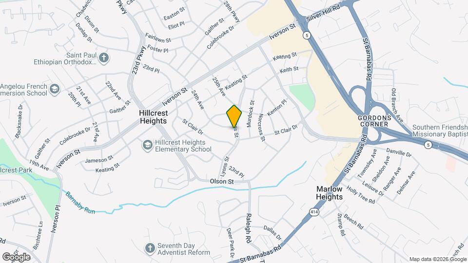 4203 Lyons St Map and Location Details