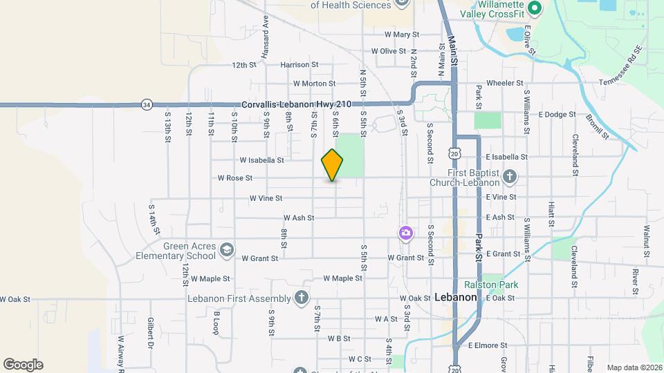 440 S 6th St Mapa y Detalles de la Ubicación