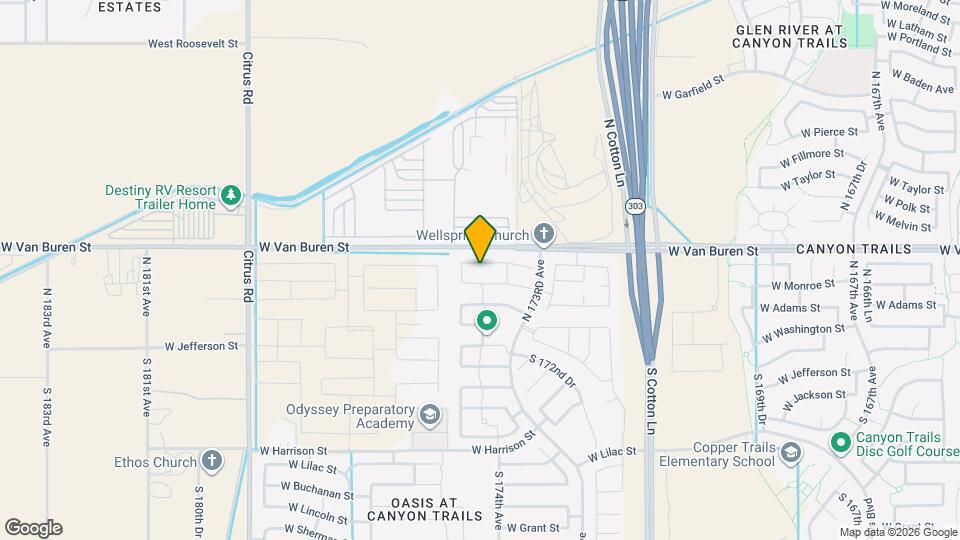 17409 W Woodlands Ave Map and Location Details