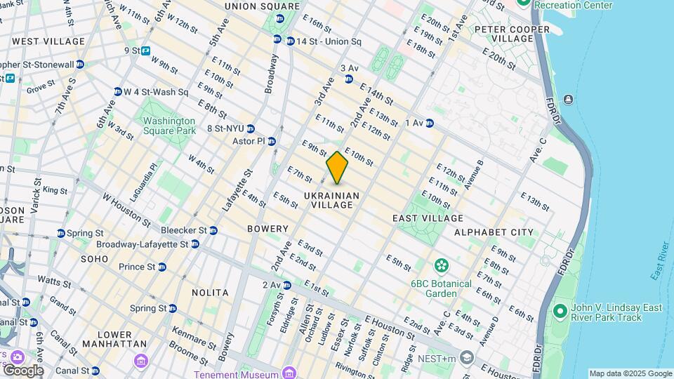 57 E 7th St Mapa y Detalles de la Ubicación