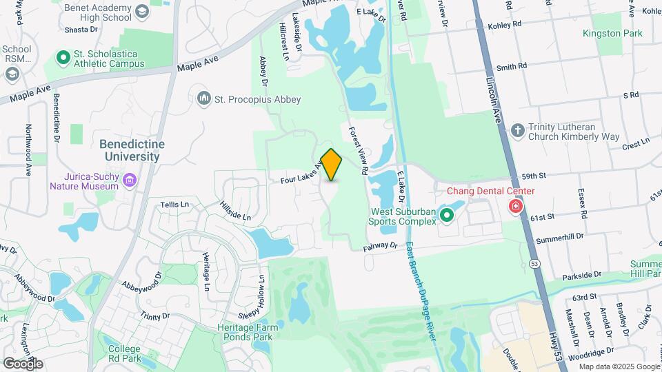 5950 Oakwood Dr Map and Location Details