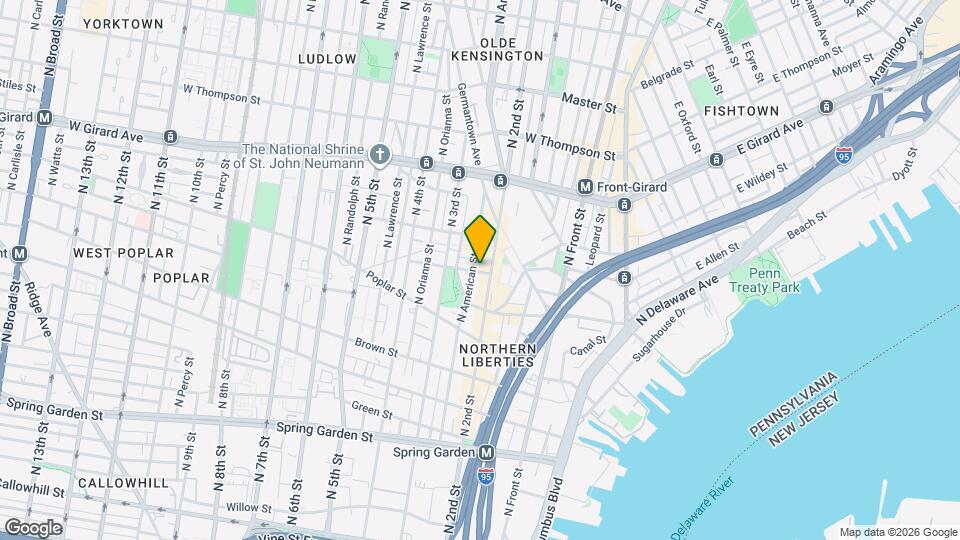 209 W Wildey St Map and Location Details