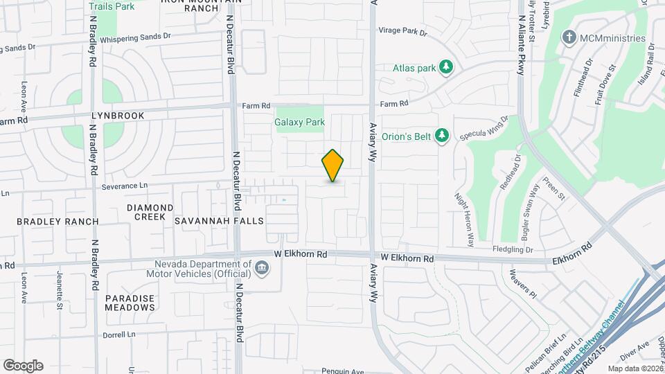 4453 Lantern Point Ave Map and Location Details