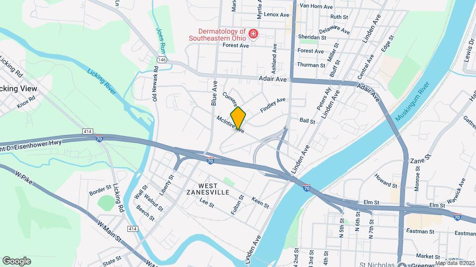 866 McIntire Ave Map and Location Details