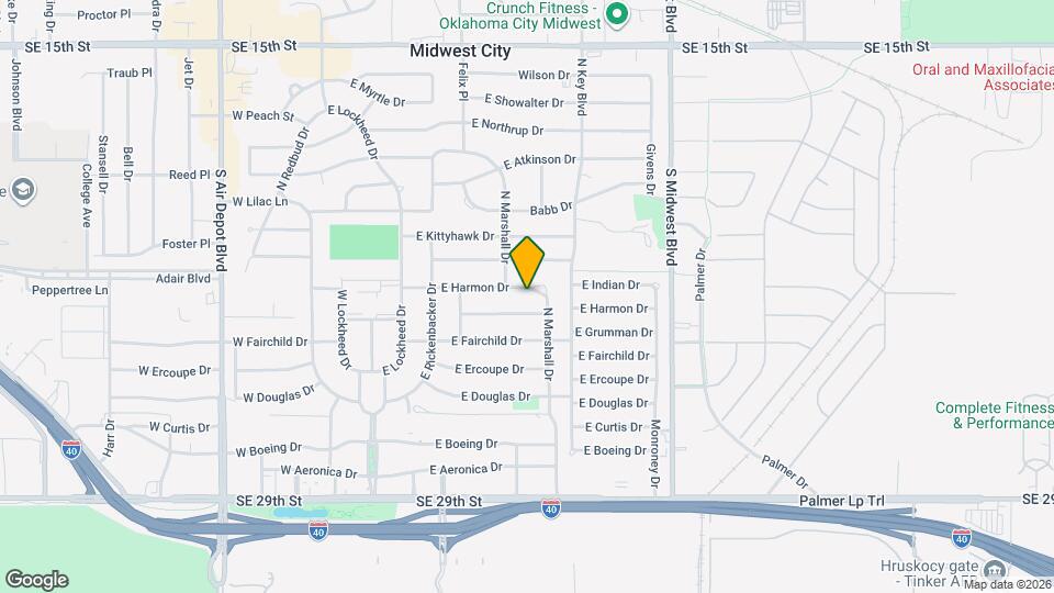 326 E Harmon Dr Map and Location Details