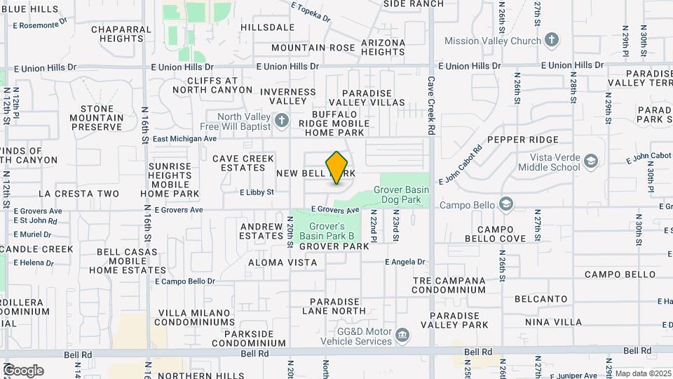 17836 North 21st St Map and Location Details