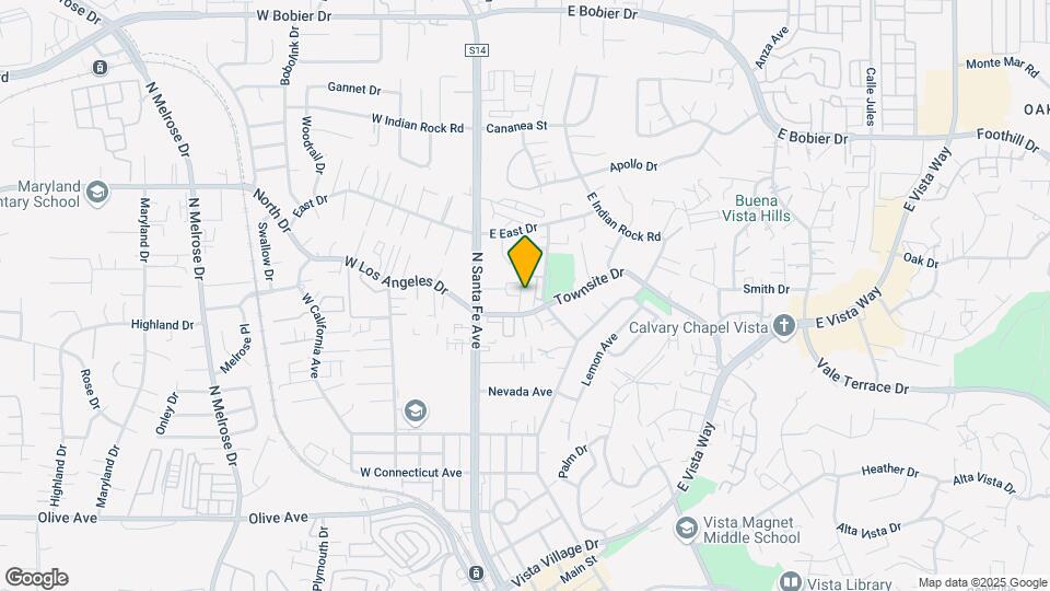 210 Townsite Dr Map and Location Details
