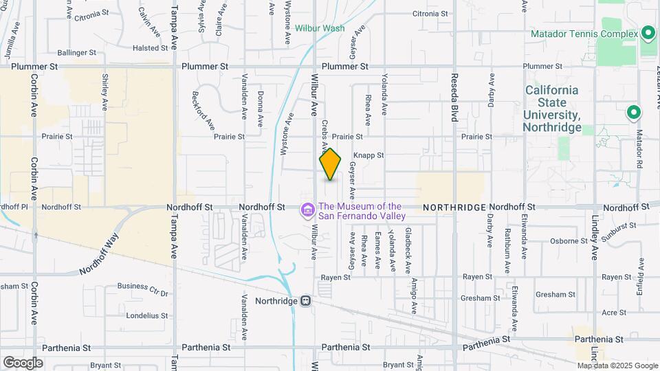 9140 Crebs Ave Map and Location Details