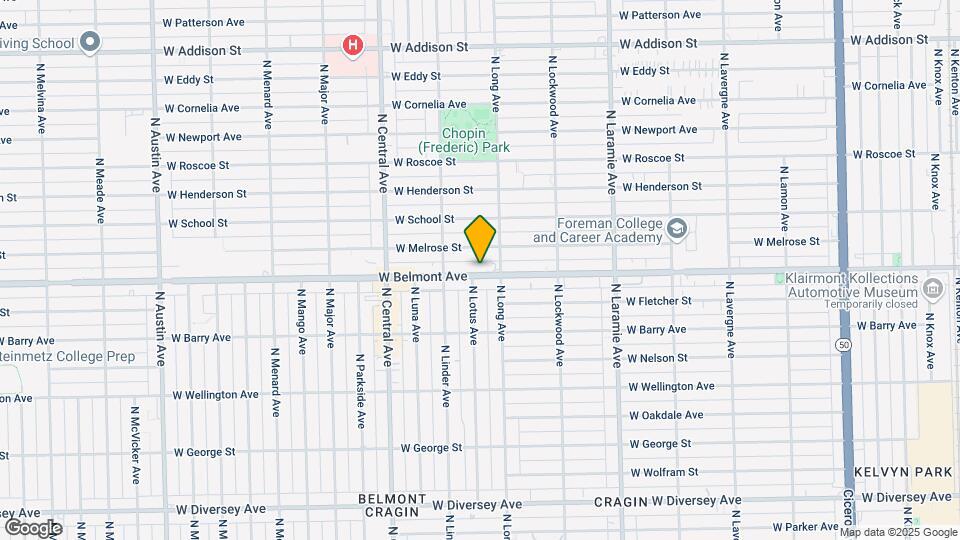 5420 W Belmont Ave Mapa y Detalles de la Ubicación