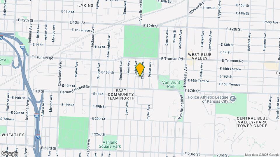 1612 Chelsea Ave Map and Location Details