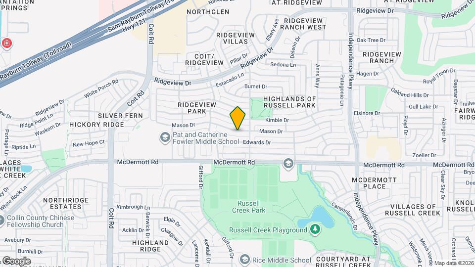 3516 Mason Dr Map and Location Details