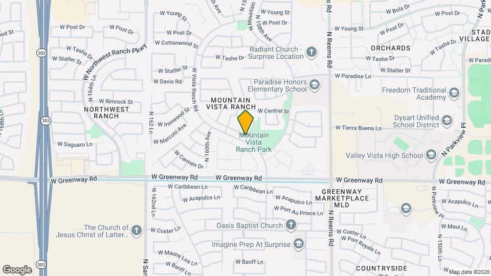 15807 W Marconi Ave Map and Location Details