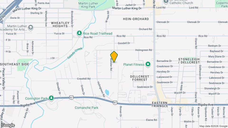 210 Roesler Rd Mapa y Detalles de la Ubicación