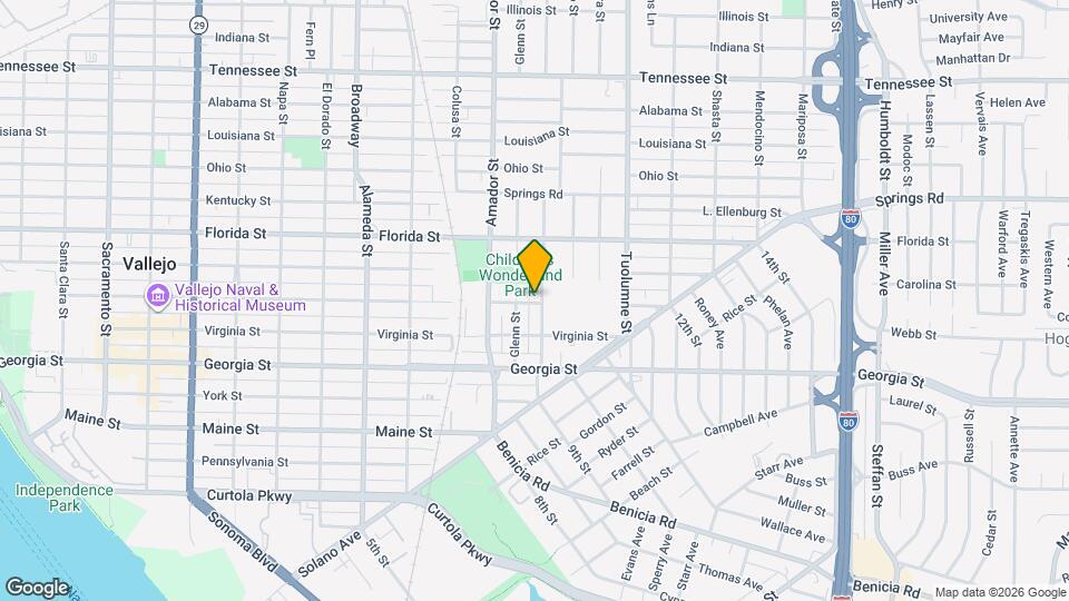 1404 Capitol St Map and Location Details