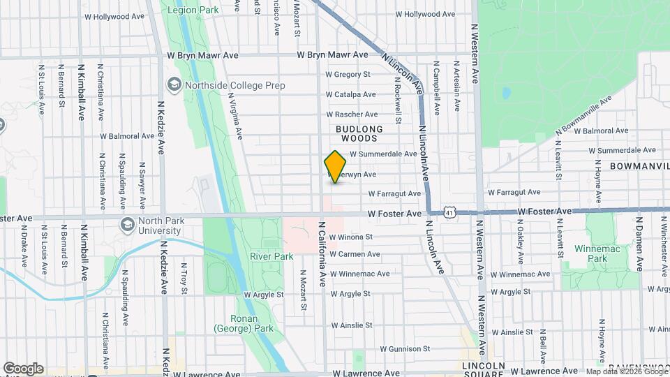 2740 W Farragut Ave Map and Location Details