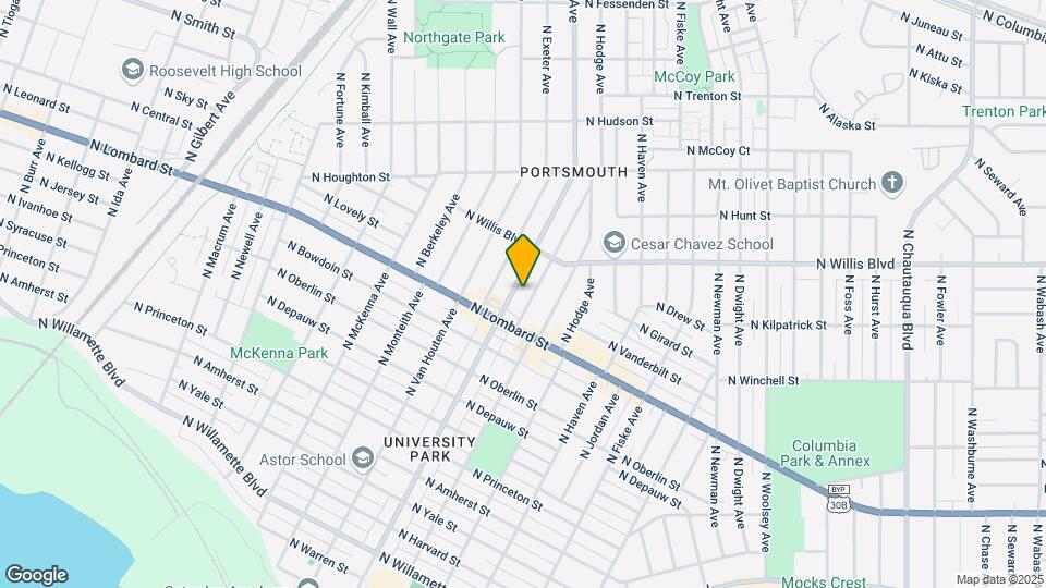 7703 N Gloucester Ave Mapa y Detalles de la Ubicación