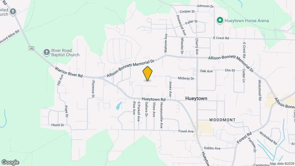 1214 Bunchie St Map and Location Details