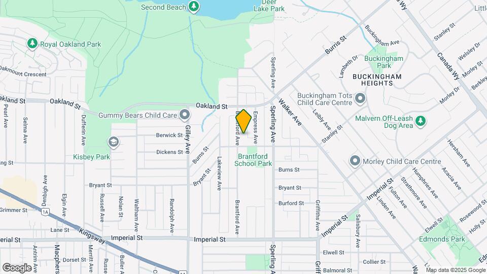 6258 Brantford Ave Map and Location Details