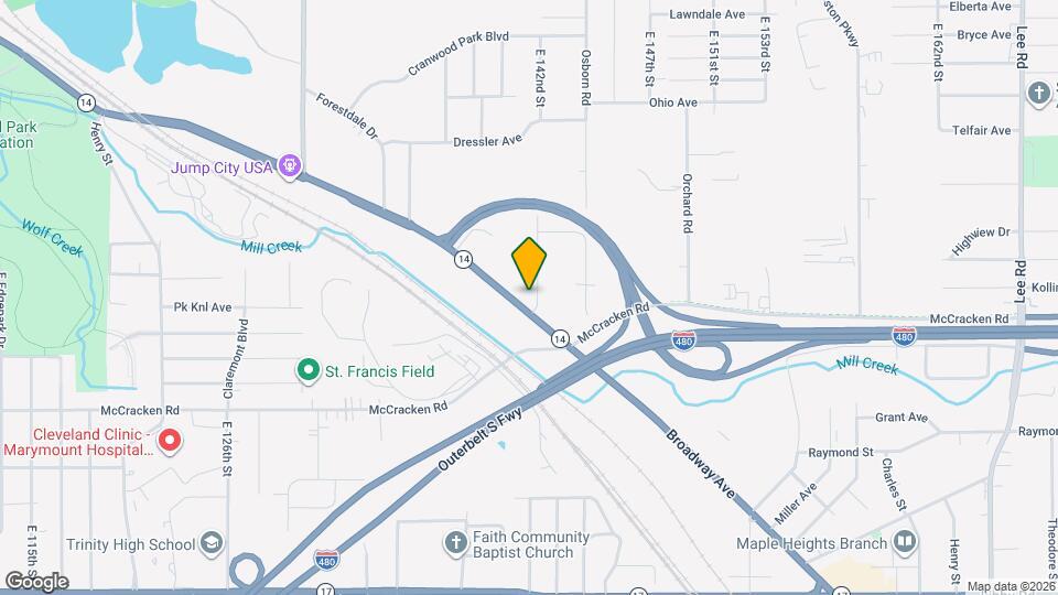 14011 Broadway Ave Map and Location Details