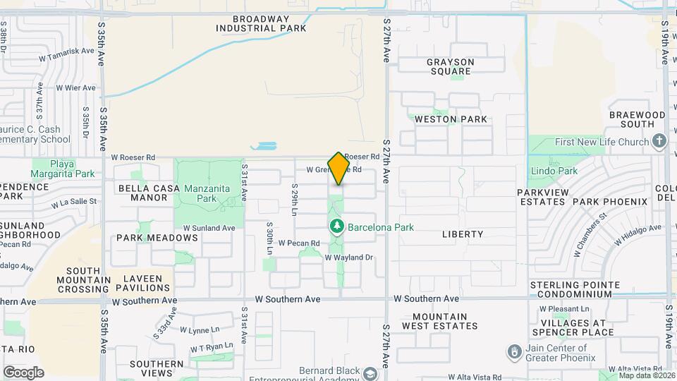 5404 S 28th Ave Map and Location Details